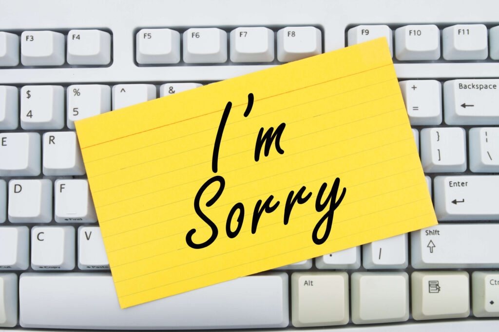 Six Tips for Offering a Sincere Apology