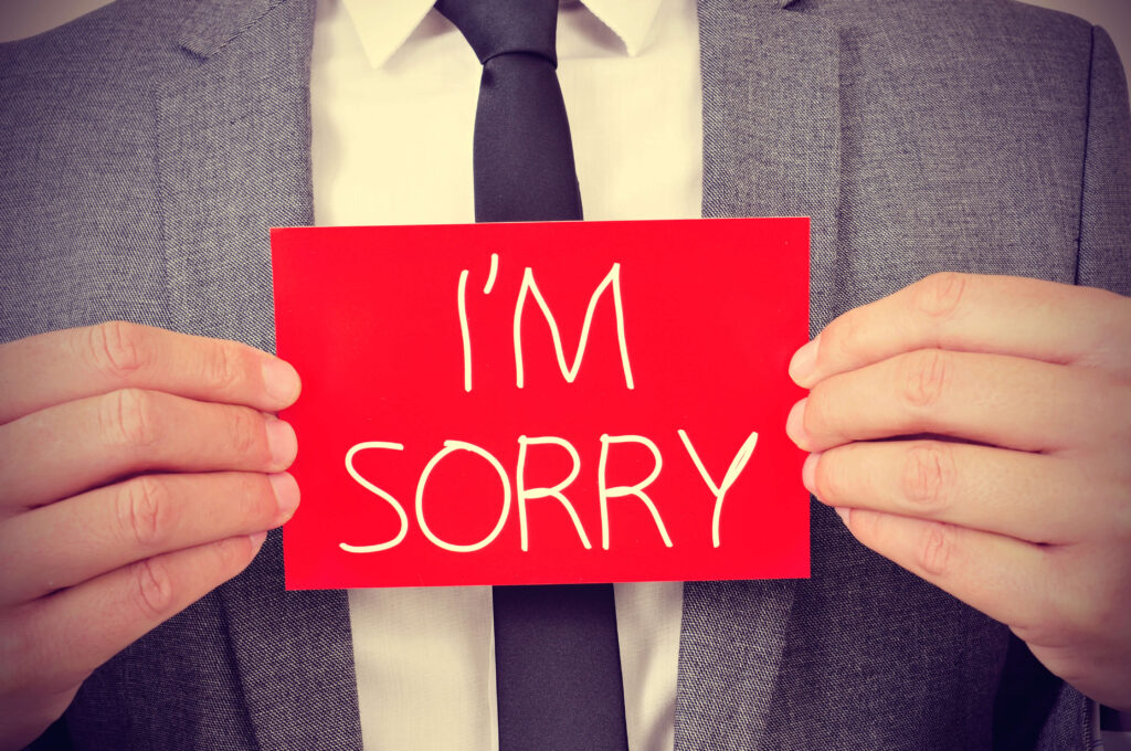 Stop Offering Fake Apologies and Start Getting Sincere (In 4 easy steps!)